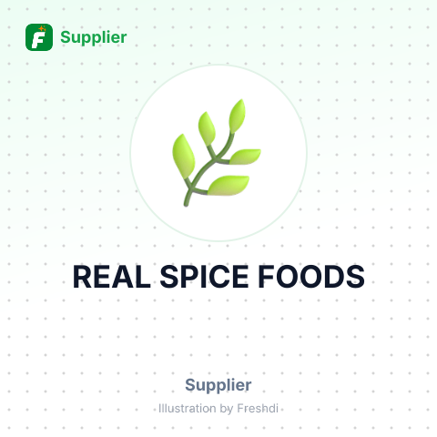 REAL SPICE FOODS – summary card, no photo uploaded yet