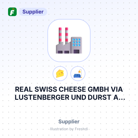 REAL SWISS CHEESE GMBH VIA LUSTENBERGER UND DURST AG AND KASEREI NEUENSCHWANDER AG – summary card, no photo uploaded yet
