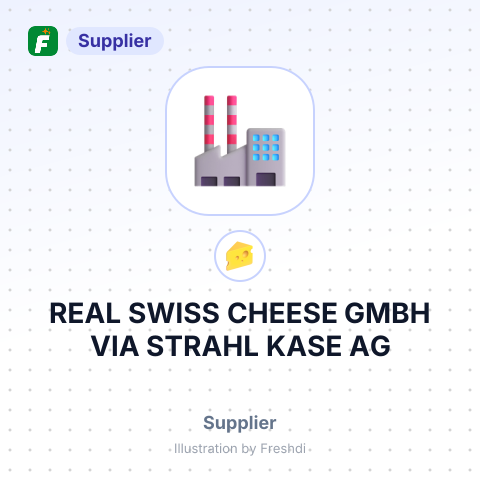 REAL SWISS CHEESE GMBH VIA STRAHL KASE AG – summary card, no photo uploaded yet