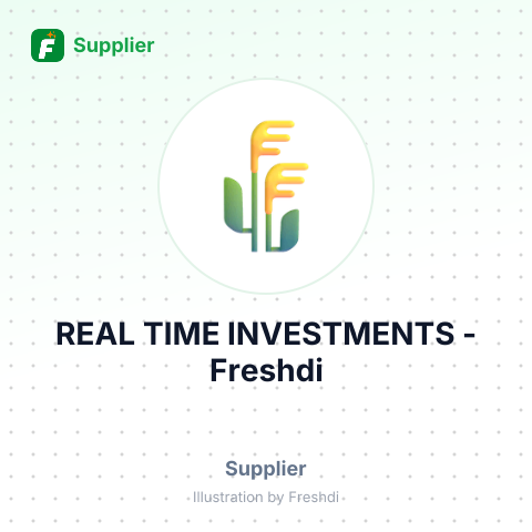 REAL TIME INVESTMENTS – summary card, no photo uploaded yet