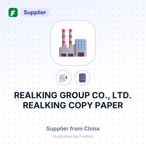 REALKING GROUP CO., LTD. REALKING COPY PAPER – summary card, no photo uploaded yet