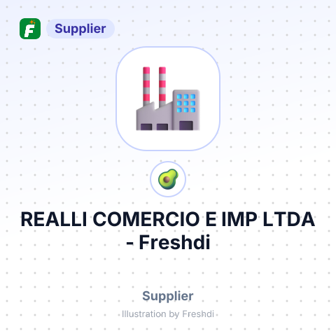 REALLI COMERCIO E IMP LTDA – summary card, no photo uploaded yet