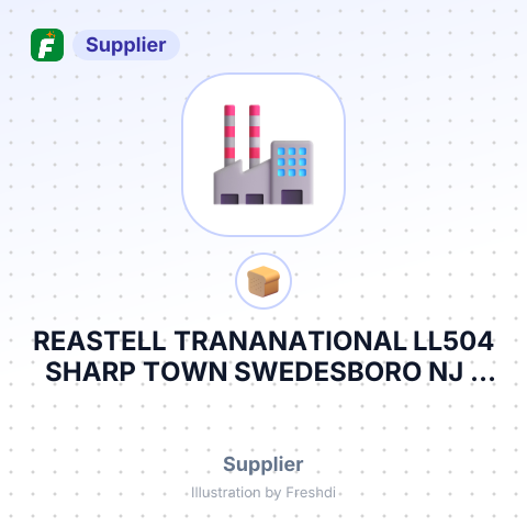 REASTELL TRANANATIONAL LL504 SHARP TOWN SWEDESBORO NJ – summary card, no photo uploaded yet