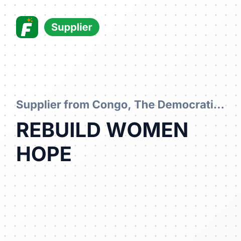 REBUILD WOMEN HOPE – summary card, no photo uploaded yet