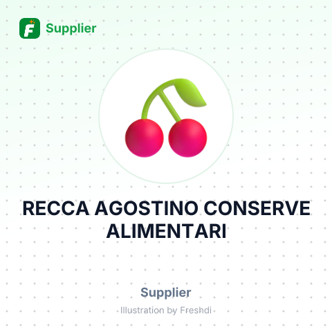 RECCA AGOSTINO CONSERVE ALIMENTARI – summary card, no photo uploaded yet