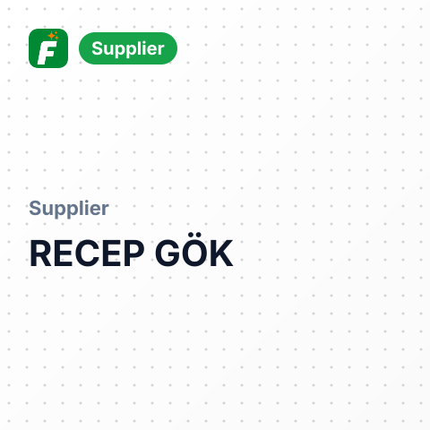 RECEP GÖK – summary card, no photo uploaded yet