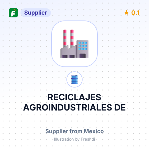 RECICLAJES AGROINDUSTRIALES DE – summary card, no photo uploaded yet
