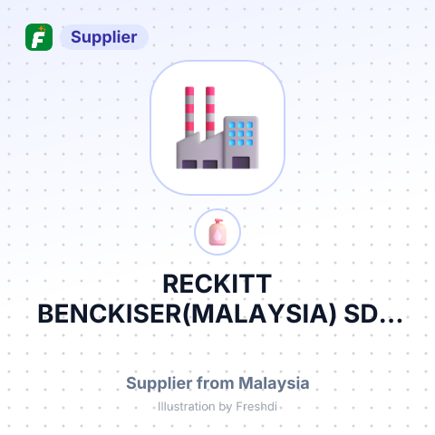 RECKITT BENCKISER(MALAYSIA) SDN BHD – summary card, no photo uploaded yet