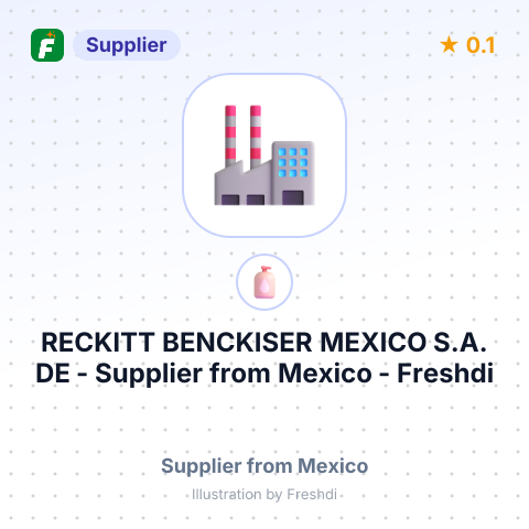 RECKITT BENCKISER MEXICO S.A. DE – summary card, no photo uploaded yet