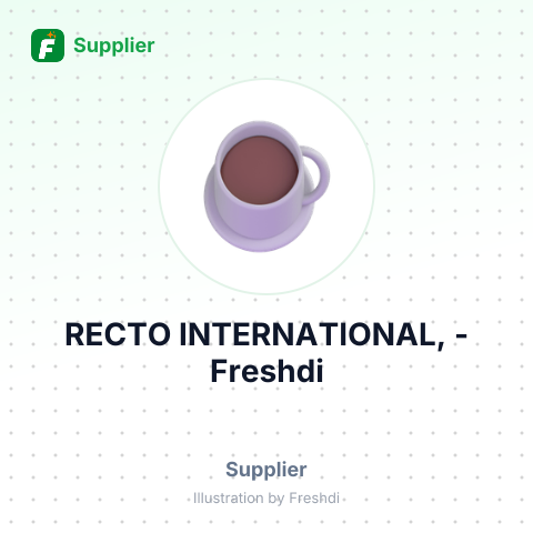 RECTO INTERNATIONAL, – summary card, no photo uploaded yet