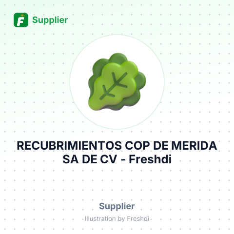 RECUBRIMIENTOS COP DE MERIDA SA DE CV – summary card, no photo uploaded yet