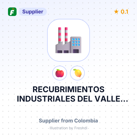 RECUBRIMIENTOS INDUSTRIALES DEL VALLE SAS – summary card, no photo uploaded yet