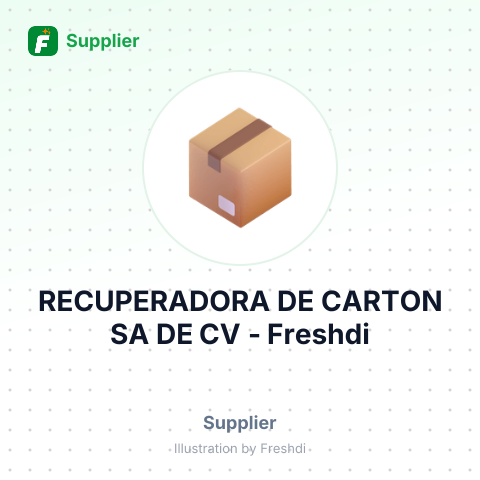 RECUPERADORA DE CARTON SA DE CV – summary card, no photo uploaded yet