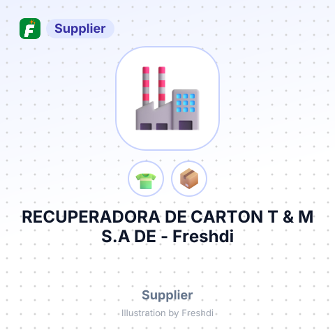 RECUPERADORA DE CARTON T & M S.A DE – summary card, no photo uploaded yet