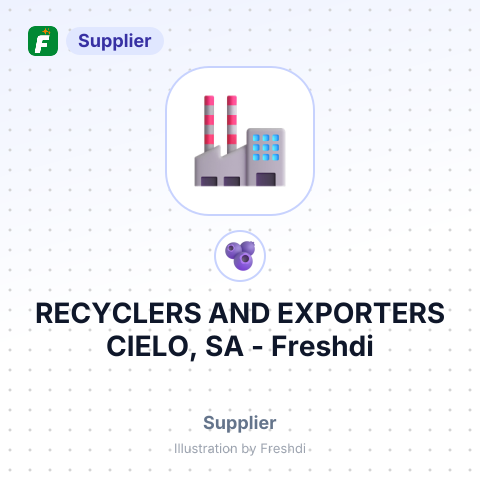 RECYCLERS AND EXPORTERS CIELO, SA – summary card, no photo uploaded yet