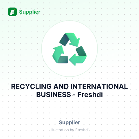 RECYCLING AND INTERNATIONAL BUSINESS – summary card, no photo uploaded yet
