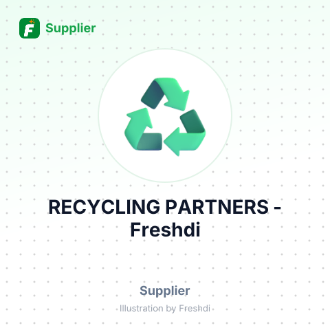 RECYCLING PARTNERS – summary card, no photo uploaded yet