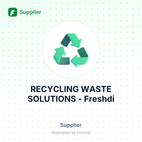 RECYCLING WASTE SOLUTIONS – summary card, no photo uploaded yet