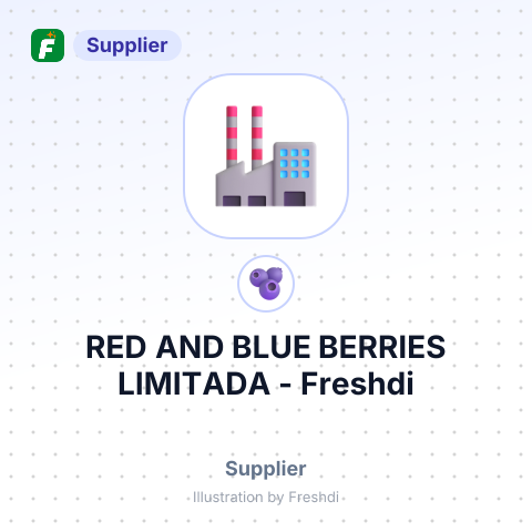 RED AND BLUE BERRIES LIMITADA – summary card, no photo uploaded yet