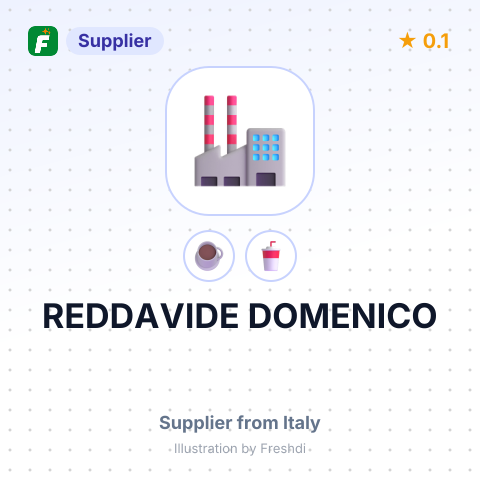 REDDAVIDE DOMENICO – summary card, no photo uploaded yet
