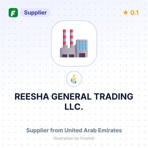 REESHA GENERAL TRADING LLC. – summary card, no photo uploaded yet