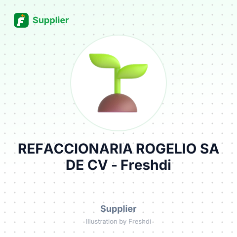 REFACCIONARIA ROGELIO SA DE CV – summary card, no photo uploaded yet