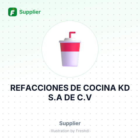 REFACCIONES DE COCINA KD S.A DE C.V – summary card, no photo uploaded yet