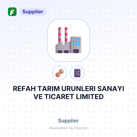 REFAH TARIM URUNLERI SANAYI VE TICARET LIMITED – summary card, no photo uploaded yet