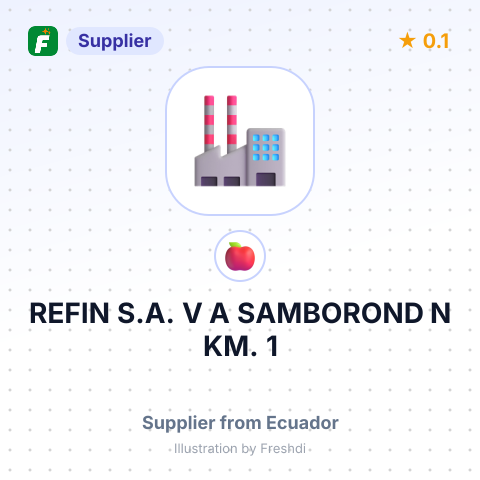 REFIN S.A. V A SAMBOROND N KM. 1 – summary card, no photo uploaded yet