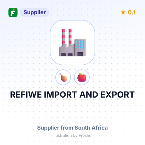 REFIWE IMPORT AND EXPORT – summary card, no photo uploaded yet