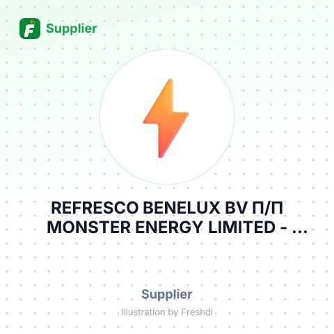 REFRESCO BENELUX BV П/П MONSTER ENERGY LIMITED – summary card, no photo uploaded yet