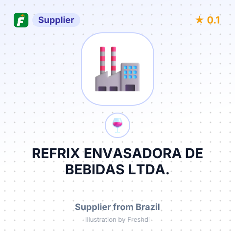 REFRIX ENVASADORA DE BEBIDAS LTDA. – summary card, no photo uploaded yet