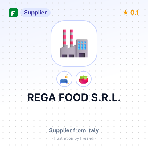 REGA FOOD S.R.L. – summary card, no photo uploaded yet