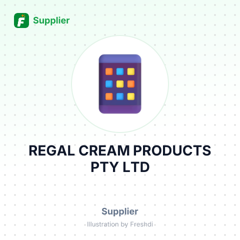 REGAL CREAM PRODUCTS PTY LTD – summary card, no photo uploaded yet
