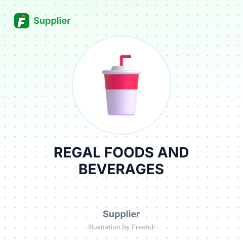 REGAL FOODS AND BEVERAGES – summary card, no photo uploaded yet