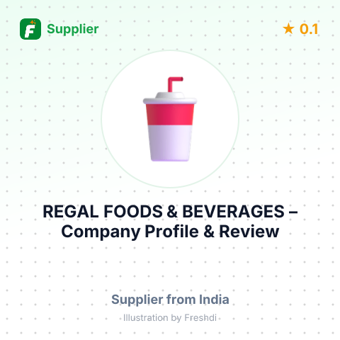 REGAL FOODS & BEVERAGES – summary card, no photo uploaded yet