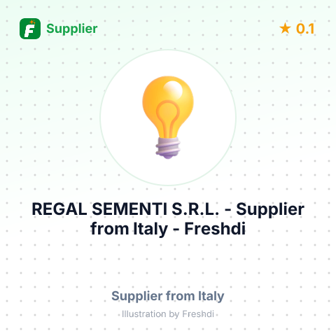 REGAL SEMENTI S.R.L. – summary card, no photo uploaded yet