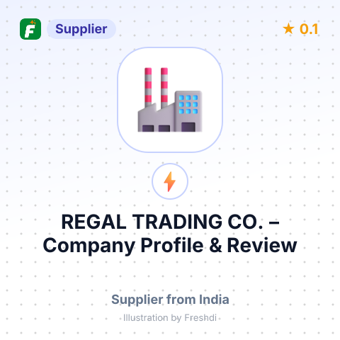 REGAL TRADING CO. – summary card, no photo uploaded yet
