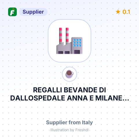 REGALLI BEVANDE DI DALLOSPEDALE ANNA E MILANESI RICCARDO S.A.S. – summary card, no photo uploaded yet