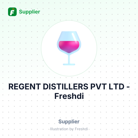 REGENT DISTILLERS PVT LTD – summary card, no photo uploaded yet