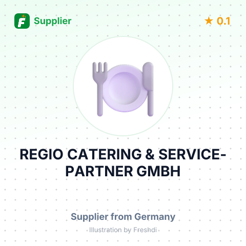 REGIO CATERING & SERVICE-PARTNER GMBH – summary card, no photo uploaded yet