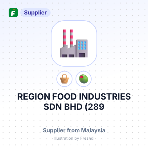 REGION FOOD INDUSTRIES SDN BHD (289 – summary card, no photo uploaded yet