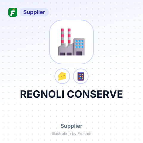 REGNOLI CONSERVE – summary card, no photo uploaded yet