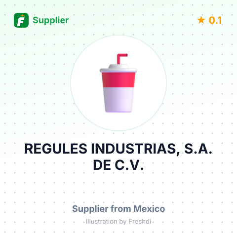 REGULES INDUSTRIAS, S.A. DE C.V. – summary card, no photo uploaded yet