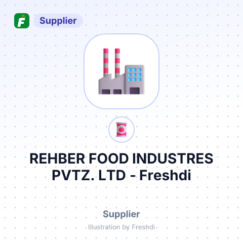 REHBER FOOD INDUSTRES PVTZ. LTD – summary card, no photo uploaded yet