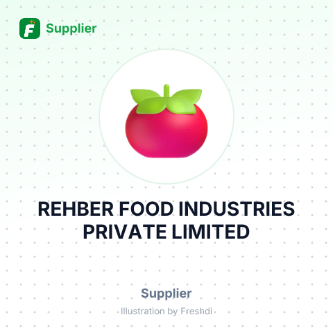 REHBER FOOD INDUSTRIES PRIVATE LIMITED – summary card, no photo uploaded yet
