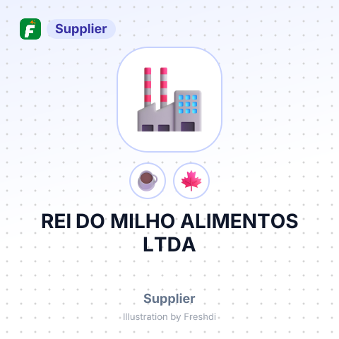 REI DO MILHO ALIMENTOS LTDA – summary card, no photo uploaded yet