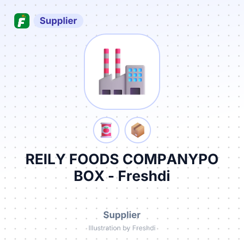 REILY FOODS COMPANYPO BOX – summary card, no photo uploaded yet