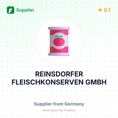 REINSDORFER FLEISCHKONSERVEN GMBH – summary card, no photo uploaded yet