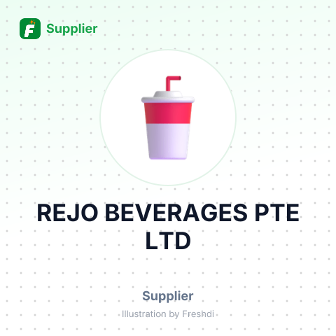 REJO BEVERAGES PTE LTD – summary card, no photo uploaded yet